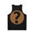 Podquiz Black Unisex Tank Top - Back