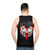 Metalcore Heart Skulls Unisex Tank Top - men back