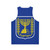 Unisex tank top with Israeli national coat of arms design - Back