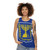 Unisex tank top with Israeli national coat of arms design - women