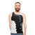 Unisex tank top with playing cards design - men
