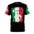Umbria Pride AOP T-shirt featuring the flag and colors of the Umbria region in Italy