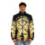 Kingdom Hearts Sora Puffer Jacket featuring a space and kingdom art design - men front