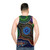 Unisex Aboriginal Art Tank Top - men back