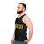 Unisex tank top featuring "The Forest" game design - men side