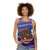 Cookie Cat Unisex Tank Top featuring a space-themed design from the Steven Universe cartoon series - women