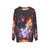 Westerlund 2 Nebula Sweatshirt with galaxy and star design - hanging