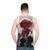 Unisex control tank top with ocean-themed design - men back