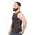 Unisex tank top with world flags design - men side
