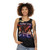 Retro contra-inspired unisex tank top with pixel art design - women