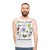 Unisex tank top with a "Plant These, Save the Native Bees" design - men