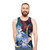 Iris floral abstract unisex tank top - men