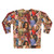 Wendy Williams Celebrity Sweatshirt with Repetitive Pattern - Back