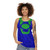 Ionic Redux Unisex Superhero Tank Top with Green Lantern Graphic - women