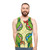 Retro pizza time ninja turtles unisex tank top - men