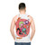 Unisex Invader Zim Waffles Cartoon Graphic Tank Top - men back