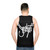 Concrete Jungle Unisex White Tank Top - men back