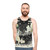 Unisex tank top with pastel fantasy and magical crystal design - men