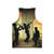 Vintage jazz music unisex tank top - Back