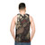 Unisex Elk King Animal Print Tank Top - men back