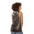 Unisex Elk King Animal Print Tank Top - women back