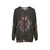 Weapons of Mass Destruction Sweatshirt with Skull Cutlery Design - hanging