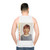 Conan O'Brien Portrait Unisex Tank Top - men back