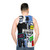Conan O'Brien Broadway Watercolor Unisex Tank Top - men back
