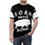 Person wearing a t-shirt with a pig design, representing the "Born with Pig Soul" concept. - men front