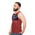 Unisex caged gaming tank top - men side