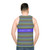 Retro gaming chiptune unisex tank top - men back