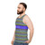 Retro gaming chiptune unisex tank top - men side