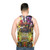 Pinball Machine Unisex Tank Top - men back