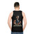 Commando movie Arnold Schwarzenegger retro unisex tank top - men back