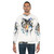 Watercolor wolf design on a sweatshirt - men