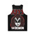 Kiss rock band unisex tank top - Back
