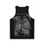 Occult Tarot Death Reaper Skull Unisex Tank Top - Back