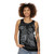 Occult Tarot Death Reaper Skull Unisex Tank Top - women