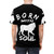Fierce lion graphic on a high-quality t-shirt with a wild, natural design - men back