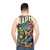 Retro TMNT Raphael unisex tank top - men back