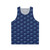 Pi Symbol Unisex Blue Tank Top