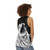 Thurston meme cat unisex screaming tank top - women back