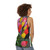 Colorful tulip floral tank top - women back