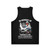 Unisex tank top honoring the memory of NASCAR driver Dale Earnhardt - Back
