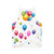 Colorful Fun Balloon Unisex Tank Top - Back