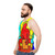 Colorful drummers unisex tank top - men side