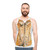 Cone bra unisex tank top in retro 80s style - men