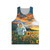 Unisex tank top with space art design