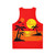 Unisex imperial beach party tank top - Back