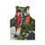 Unisex tank top featuring exotic birds like parrots, macaws, and cockatoos - Back